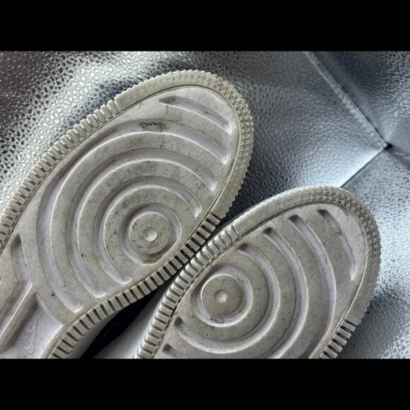 Size 8 -Nike Air Force 1 Sage Low Womens Black White Platform Sneaker AR5339-002 - Picture 10 of 11